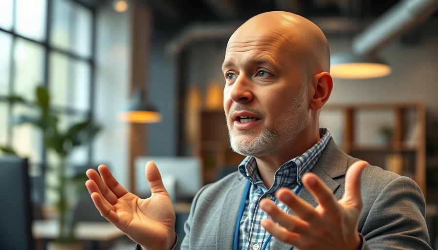 Content marketing strategy explanation in modern office.