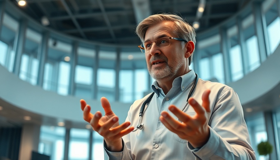 Practice management expert discussing insights in modern office.