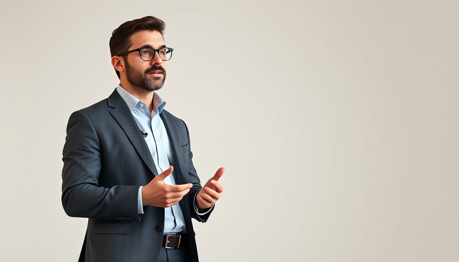 Data-driven marketing strategies presented by professional speaker.