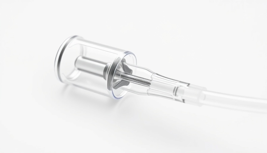 Boston Scientific Faraflex Catheter close-up on a plain background.
