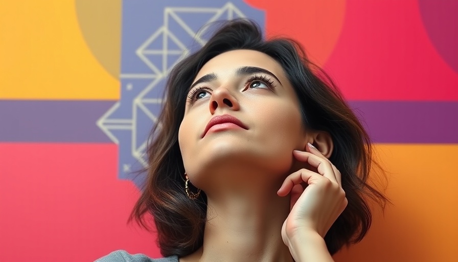 Thoughtful woman with Eisenhower Matrix backdrop for MedSpa Management