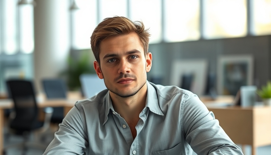 Casual man indoors for detecting AI deepfake candidates