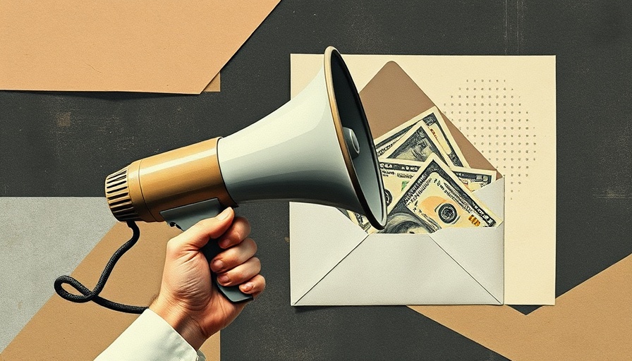 Marketing Budget for MedSpas in 2025: Megaphone and envelope with money.
