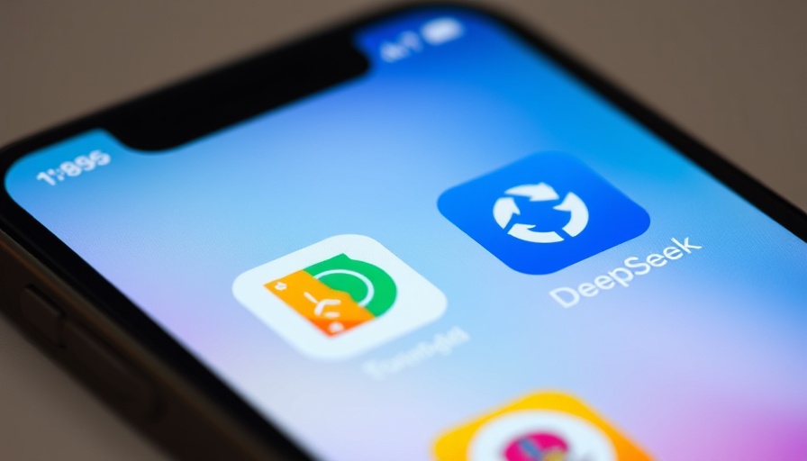 ChatGPT and DeepSeek app icons on mobile screen.