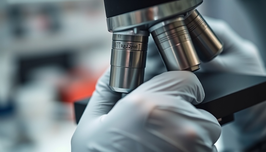 Scientist examining under a microscope, trends in canine GI parasitism.