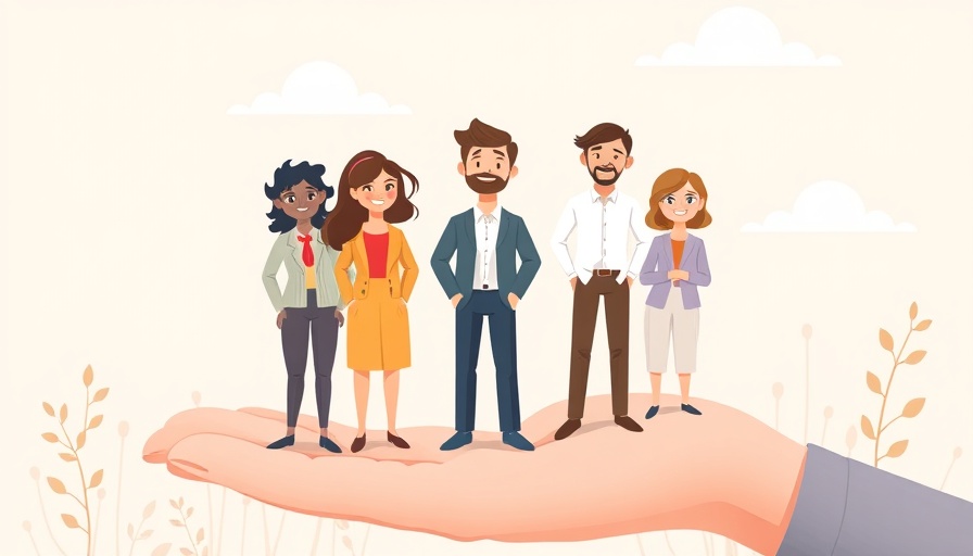 Illustration symbolizing employee appreciation in veterinary practices.