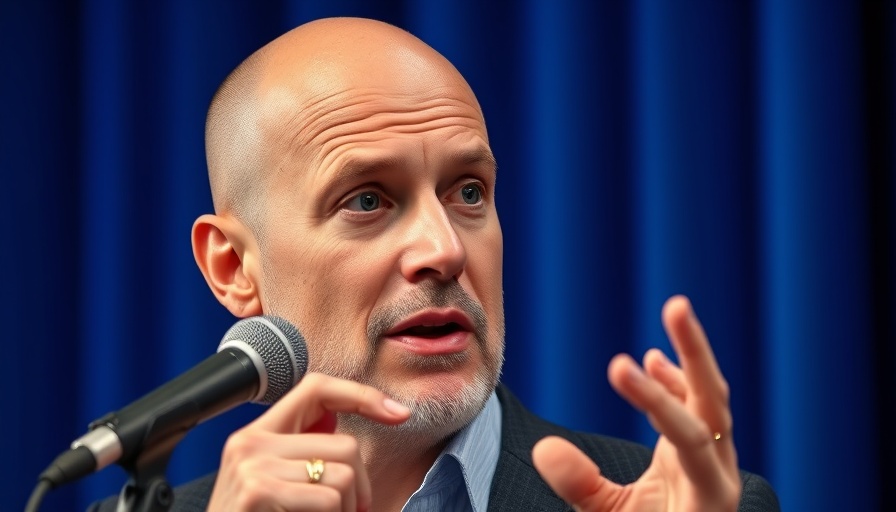 Thoughtful man speaking into microphone, highlighting medspa marketing techniques.