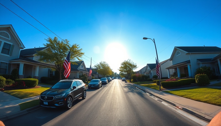 Bodycam view of suburban street emphasizing police community relations.