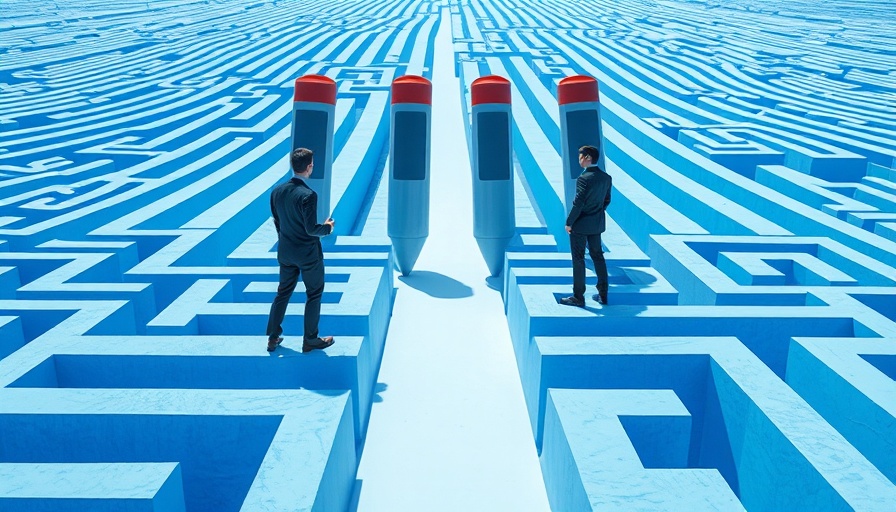 Position Marketing as a Business Driver conceptual image with business people and erasers on a maze