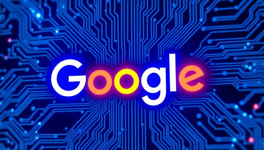 Digital Google logo amidst blue circuitry, symbolizing AI response accuracy.
