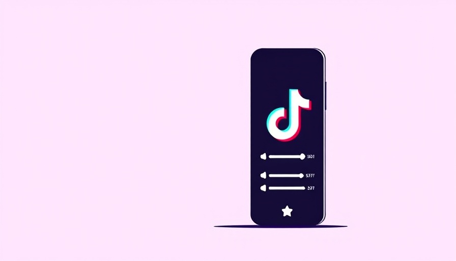 Illustration of TikTok video length concept on lavender background.