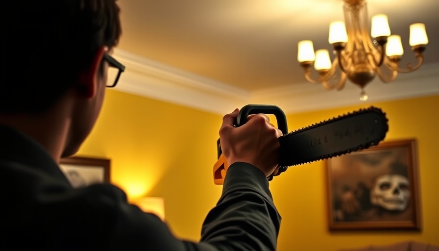 Police officer safety: tense encounter in a home with chainsaw.