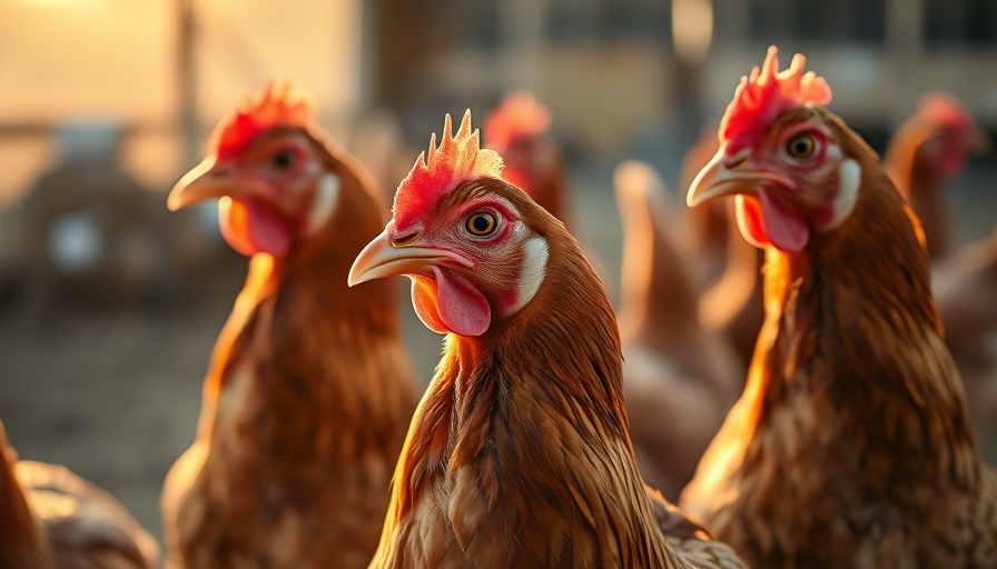 Chickens in morning light, linking to H7N9 outbreak US concerns.
