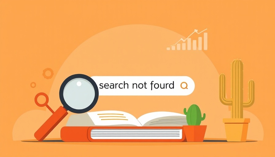 Illustration of indexed pages may not appear in search theme with search error.