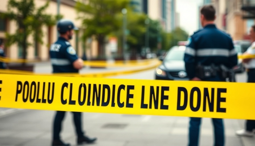 Police tape indicating buffer zone law implications in an investigation scene.