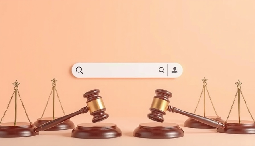 Legal-themed art highlighting Section 230's impact on businesses.