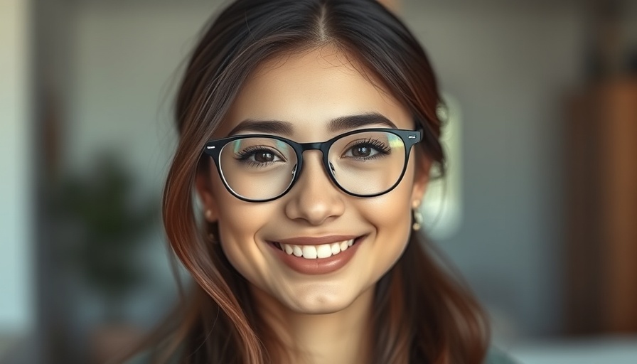 Smiling young woman indoors related to student loans to SBA.
