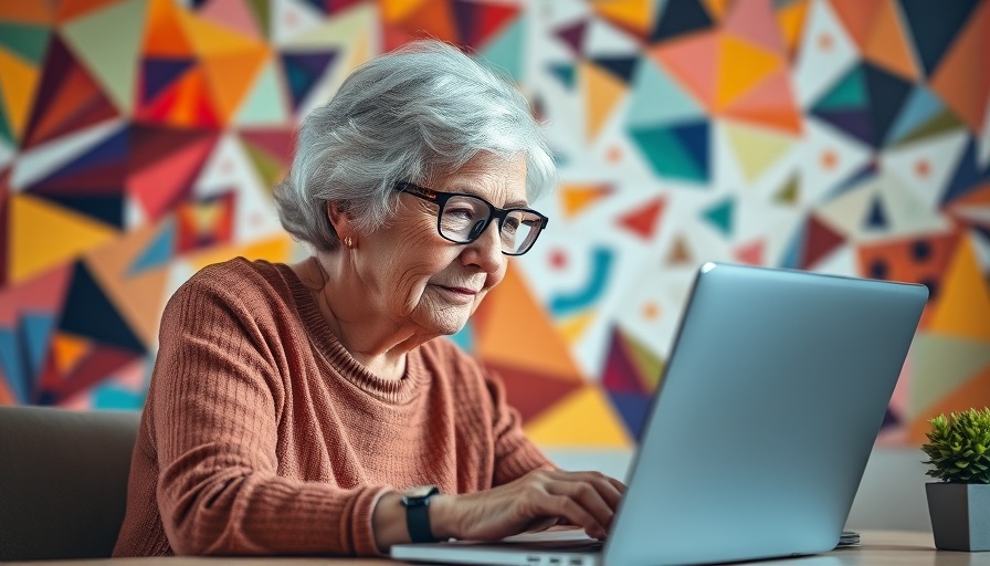 Elder woman managing a marketing project timeline for MedSpas.