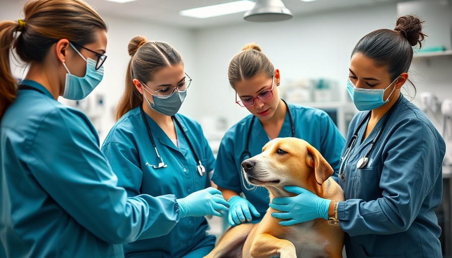 Vet techs showcasing the value of the profession in a clinic.