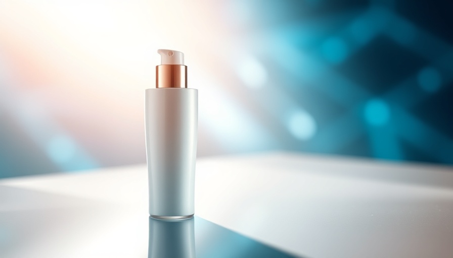Sunscreen bottle showcasing Hybrid Composite Sunscreen Technology.