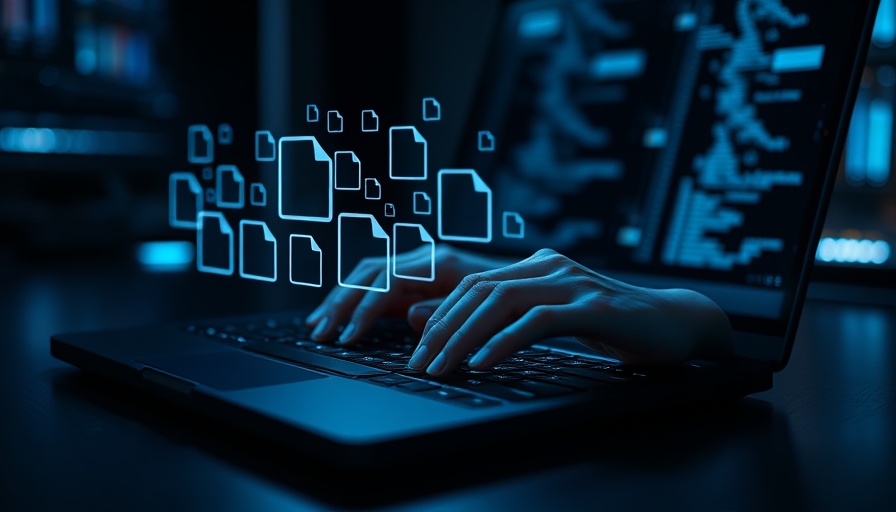 Digital migration process on laptop, representing Enterprise-Level Migrations for MedSpas.