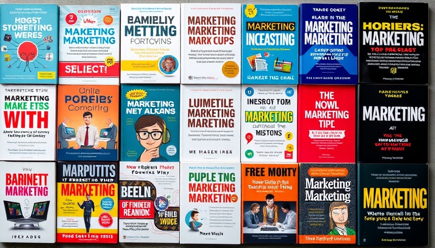 Collection of must-read marketing books by women displayed in a colorful grid.