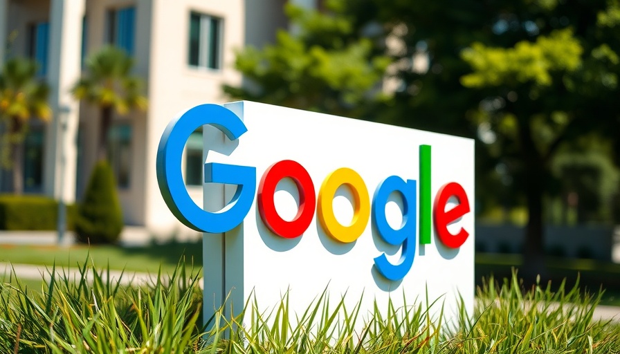 Google's colorful logo outside, related to Google March 2025 Core Update.