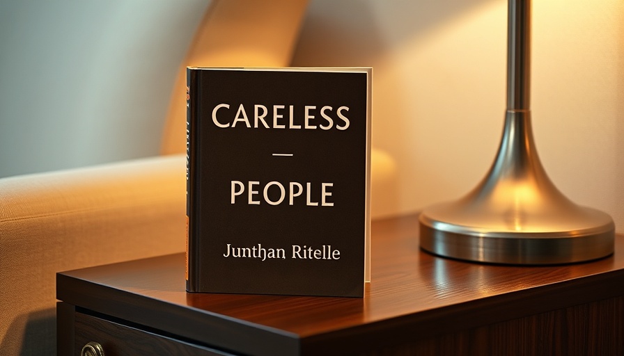 Book 'Careless People' on a table, Leadership Lessons from Careless People.