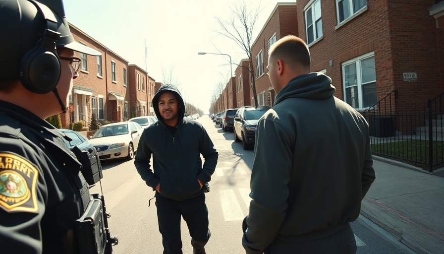 Police use of force captured from body cam on suburban street.