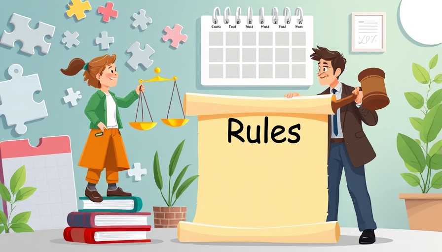 Illustration of rule updates in advertising policy discussion for veterinary clinics.