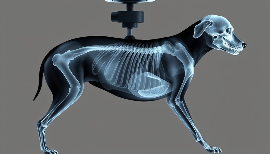 Engaging veterinary clients with brain teasers using dog X-ray.