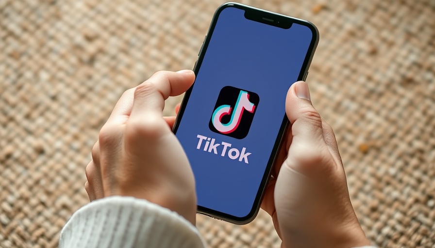Hands holding a smartphone with TikTok app open, edit TikTok videos.