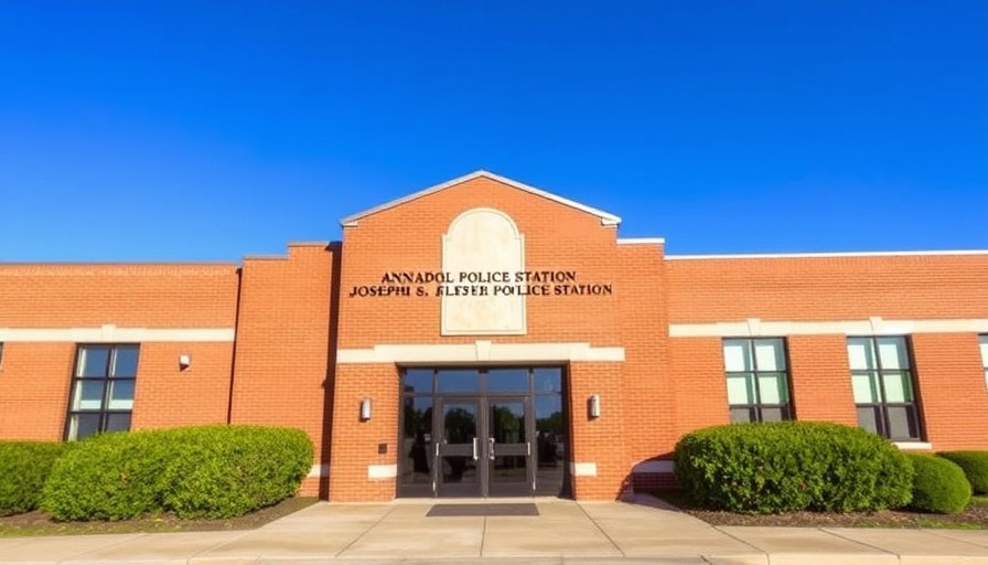 Annapolis Police CALEA Accreditation - image of police station entrance