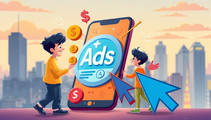 Google Ads Vs. Meta Ads concept illustration with characters and symbols.
