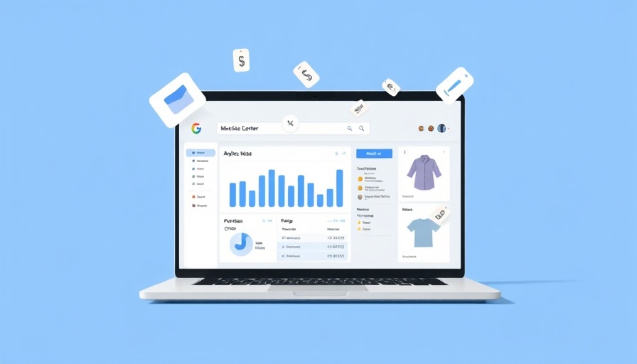 Google Merchant Center updates illustrated on laptop screen