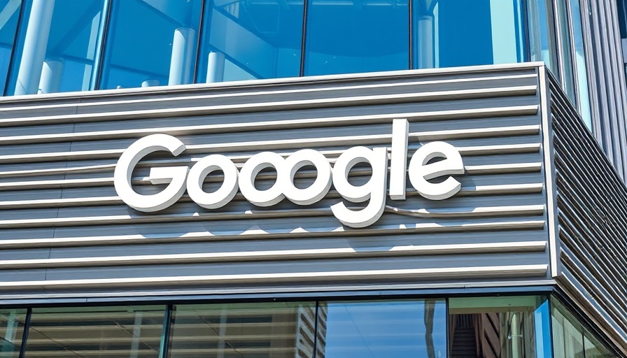 Google building facade with logo, Structured Data in AI Search.