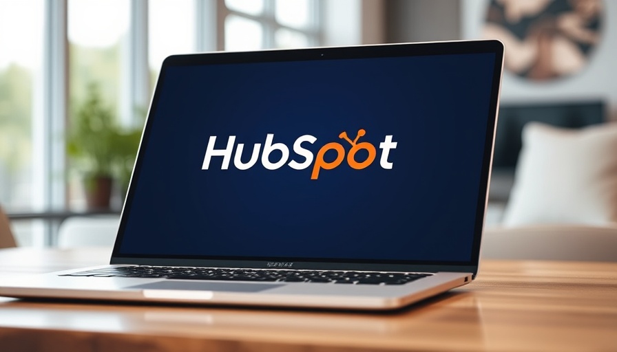 HubSpot logo display on laptop for Spring Spotlight 2025 Features.