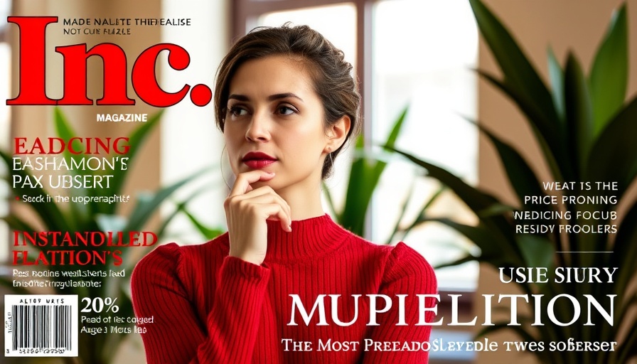 Elegant woman on Inc. cover highlights female founders.