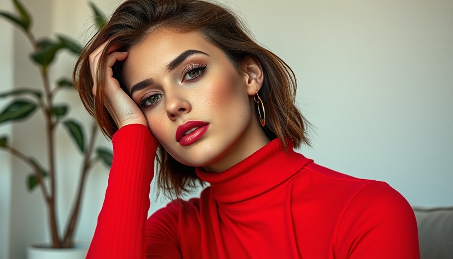 Woman in red turtleneck on magazine cover, DOGE government building selling spree