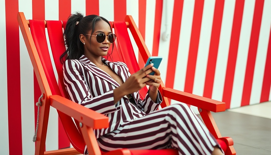Stylish woman using phone outdoors; Instagram demographics for MedSpas.