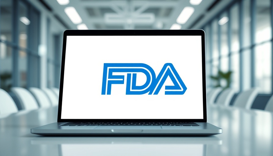 Laptop with FDA logo representing policy change on animal testing.