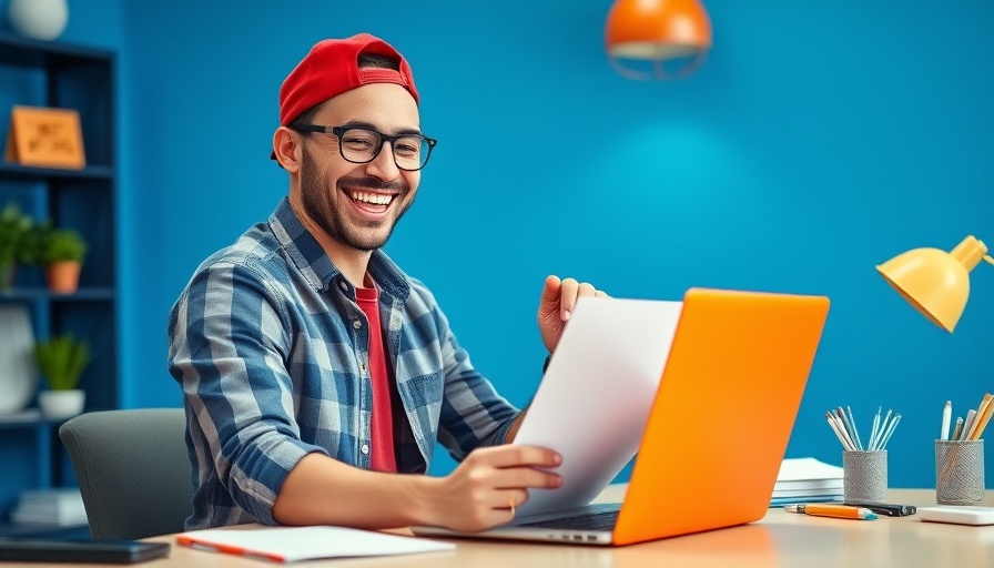 Man working on Facebook marketing strategies for MedSpas.