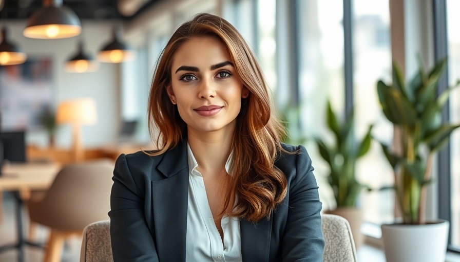 Trendy professional woman embodying Leadership Lessons from Business Books