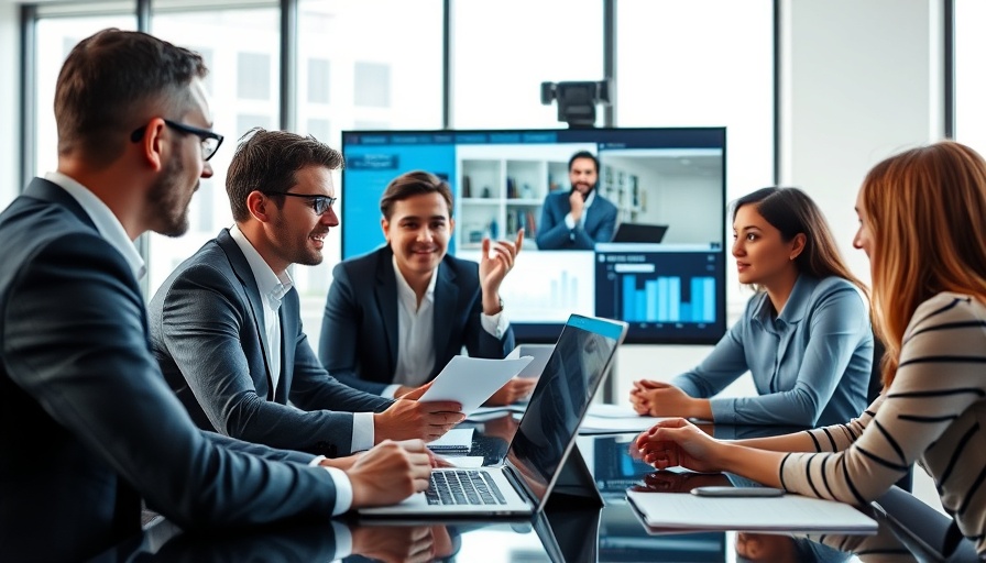 International team discussing PPC strategies in a virtual meeting.
