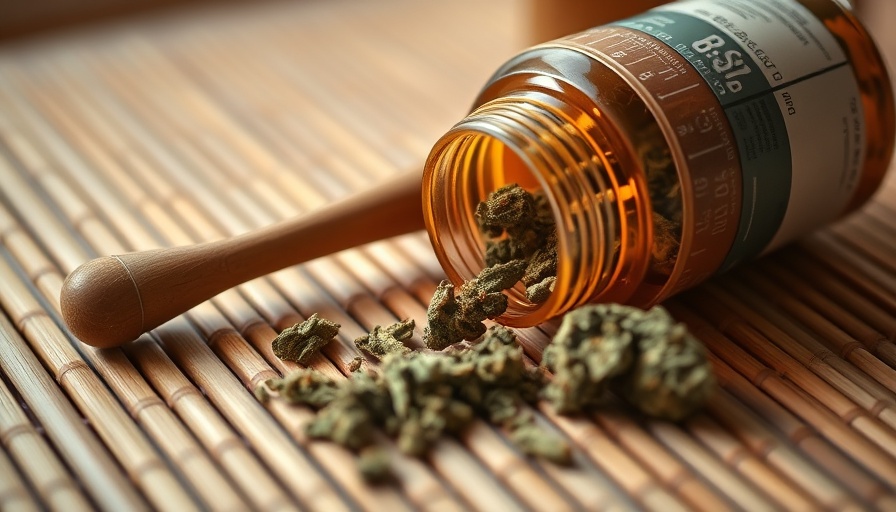 Gavel with marijuana, symbolizing vehicle search laws related to marijuana odor.