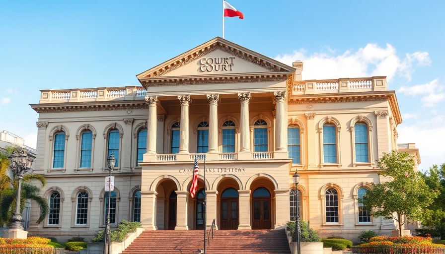 Historic Franklin County courthouse with classical architecture.