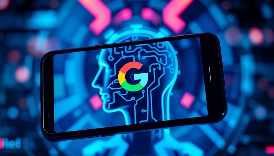AI Max for Search Campaigns concept with Google AI on phone