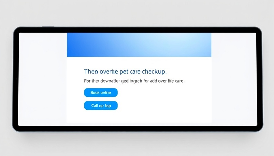 Digital notification email to get lapsed patients back.