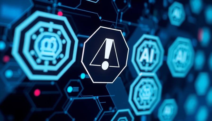 AI accuracy decline warning in futuristic digital image