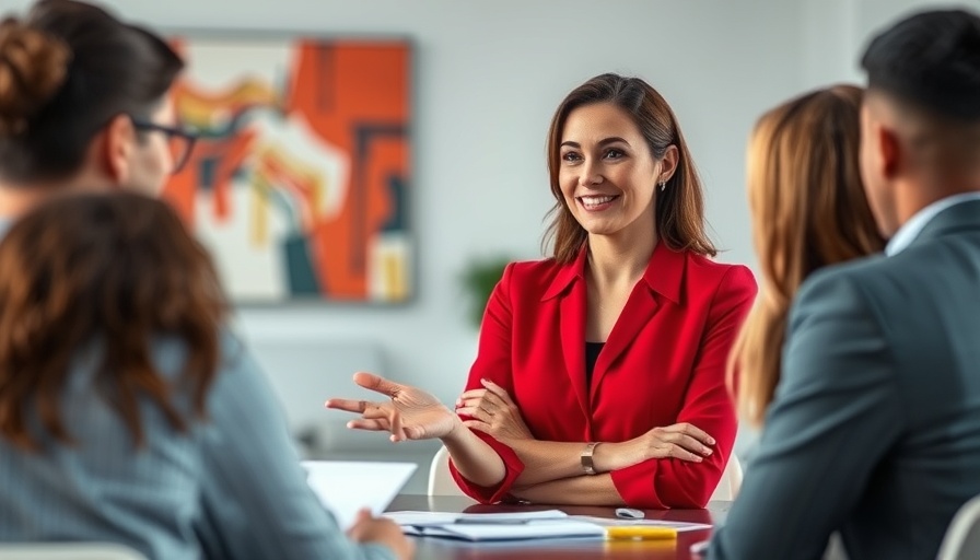 Build a Rockstar Team concept with confident speaker.